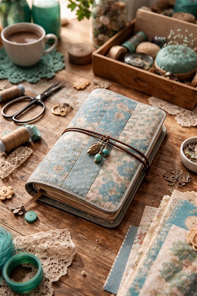 Fauxdori mit Stoffumschlag